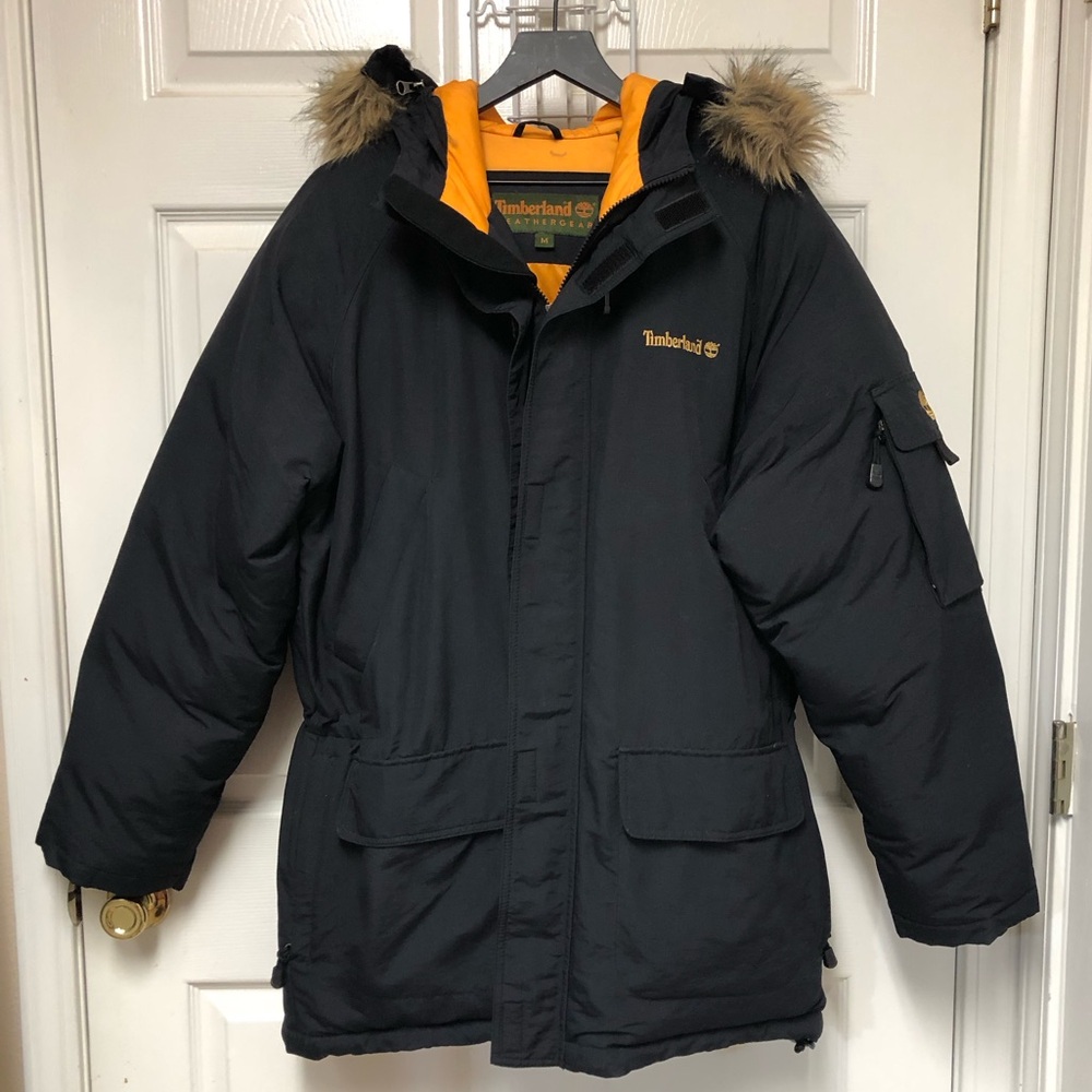 Timberland Weathergear Vintage Down Coat with Hood